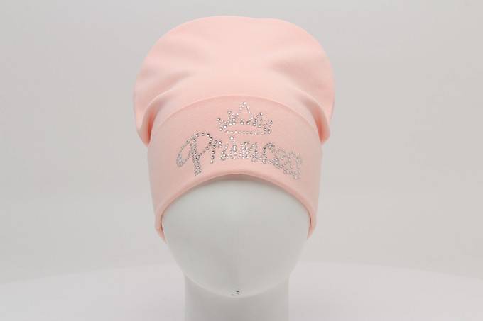 Шапка с отворотом трикотажная