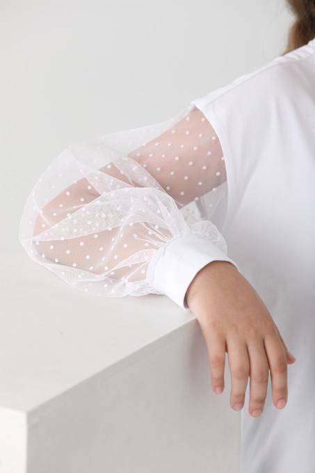 Блузка с длинным рукавом