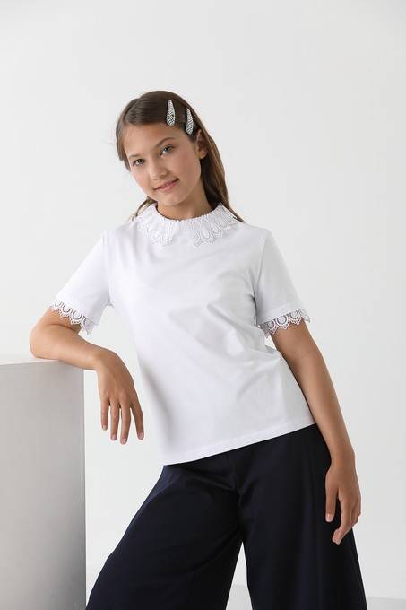 Блузка с коротким рукавом