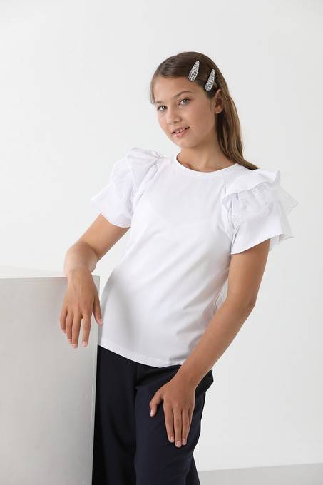 Блузка с коротким рукавом