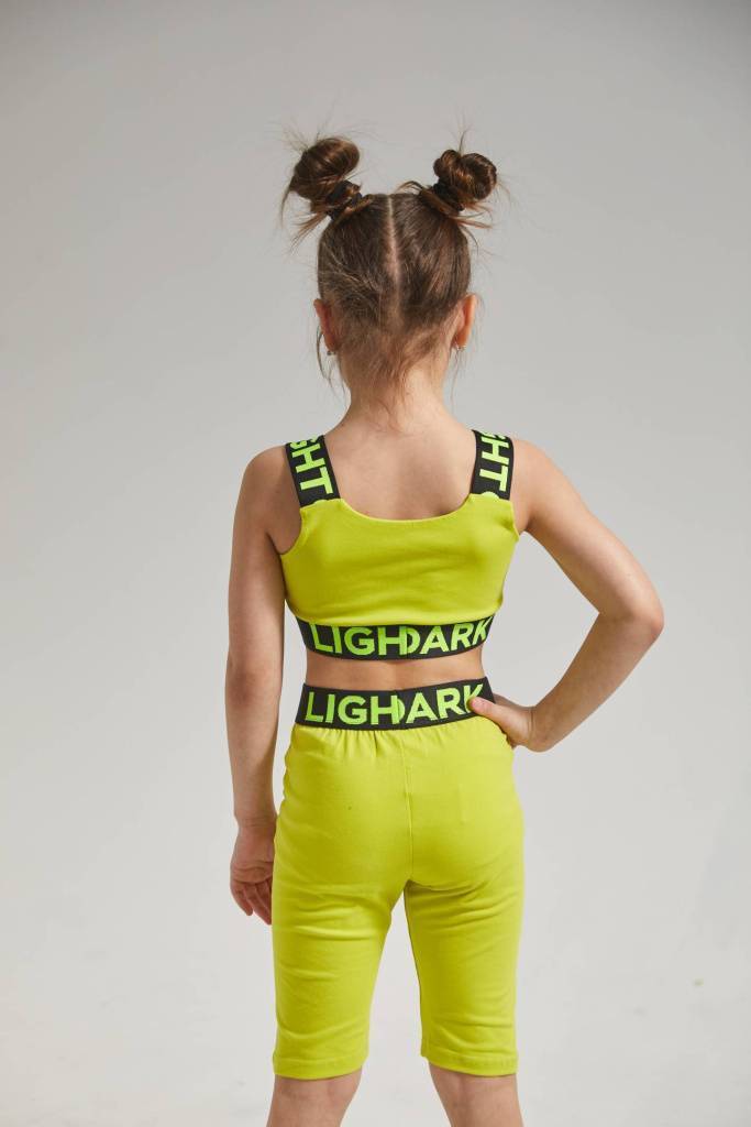 Костюм (топ/велосипедки)