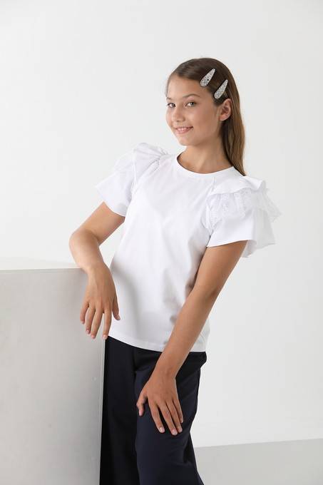 Блузка с коротким рукавом