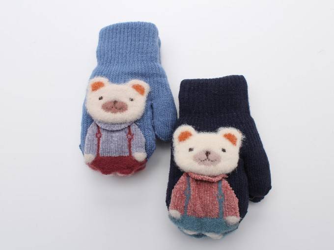 Варежки двойные