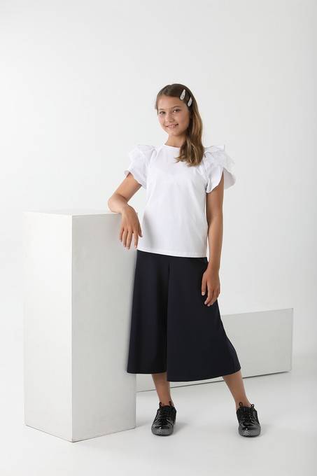 Блузка с коротким рукавом