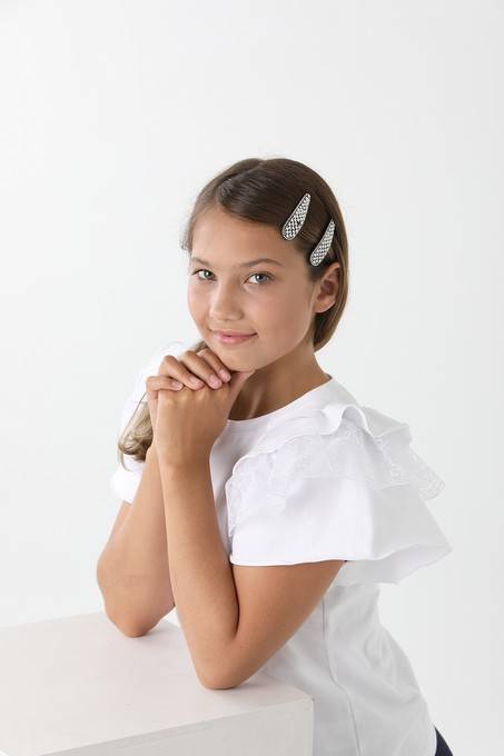 Блузка с коротким рукавом