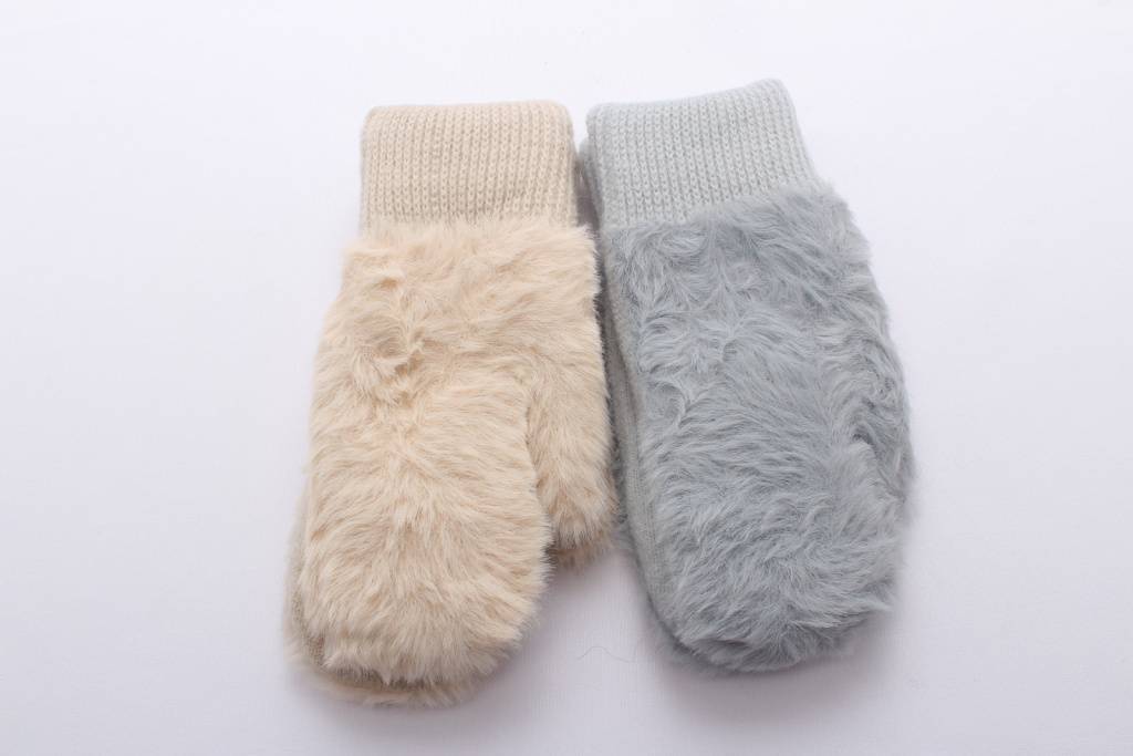 Варежки двойные