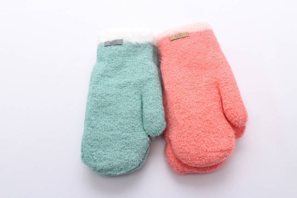 Варежки двойные