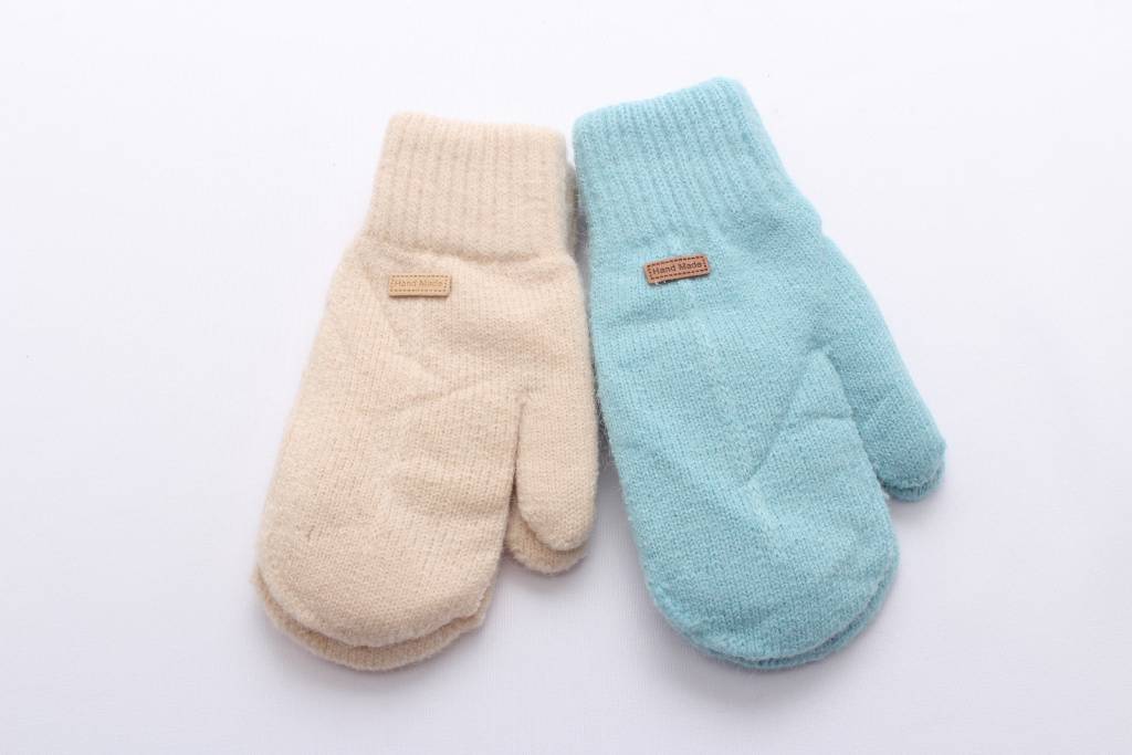 Варежки двойные