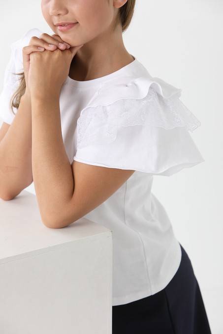 Блузка с коротким рукавом
