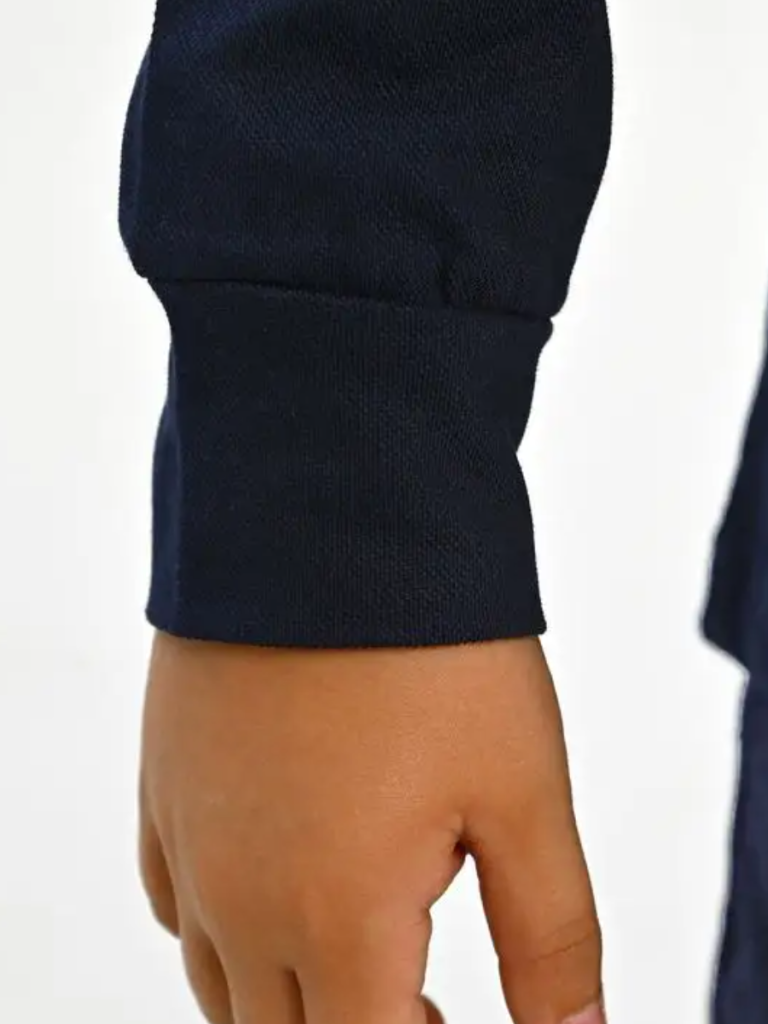 Поло с длинным рукавом