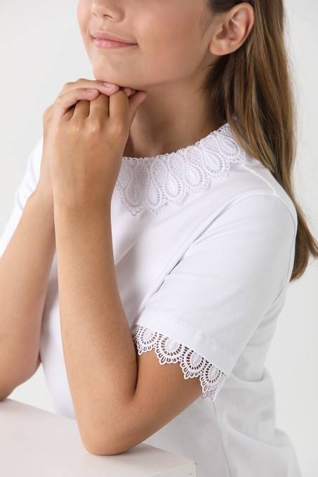 Блузка с коротким рукавом